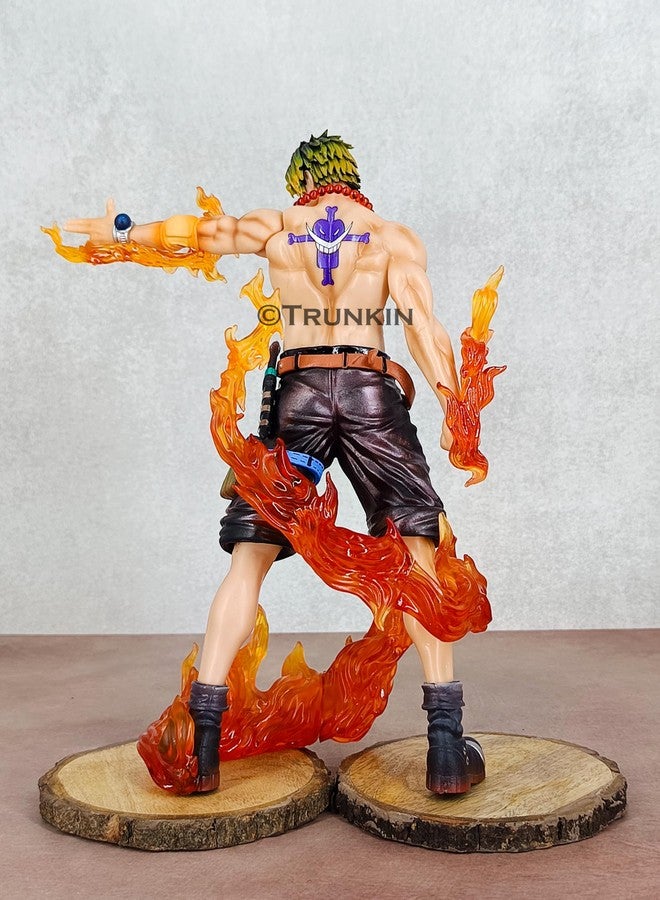 Trunkin One Piece Ace Without hat 25.5CM Anime Premium Action Figure for Collection Figurine - Image 3